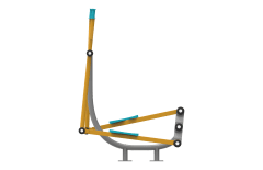 Eliptik Bisiklet Aleti KLF-10 | Dış Mekan Spor Aletleri | Erse Kent Mobilyaları